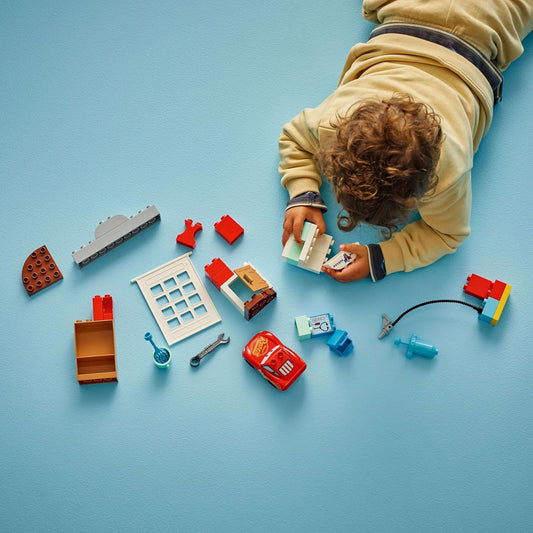 LEGO DUPLO Disney and Pixar Cars McQueen’s Visit to Doc’s Garage Building Kit For Ages 2+ Years