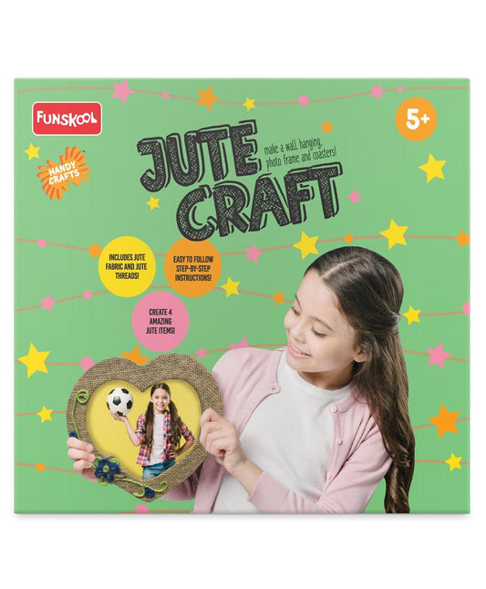 Funskool Handycrafts Jute Craft - DIY Wall Hanging Kit for Ages 5+