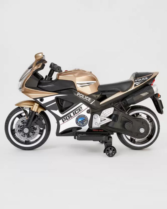 V10 Rechargeable Battery-Powered Kids Premium Ride-On Bike