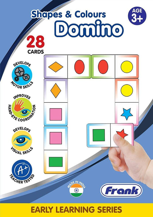 Frank Shapes & Colours Domino Game 28 Cards for Ages 3 & Above