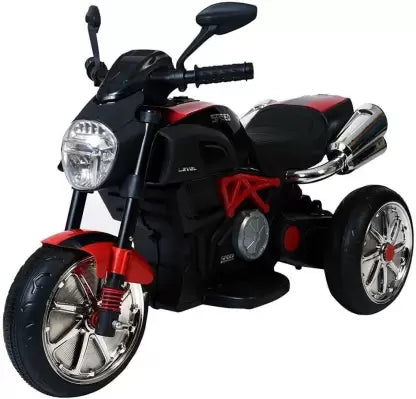 6688 3 Wheel Battery Operated Ride On Bike for Kids, 1 to 2.5 Years Bike Battery Operated Ride On (Black)