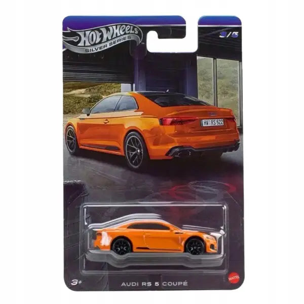 Hot Wheels Silver Series 1:64 Scale Audi Rs 5 Coupe Toy Car for Ages 3+