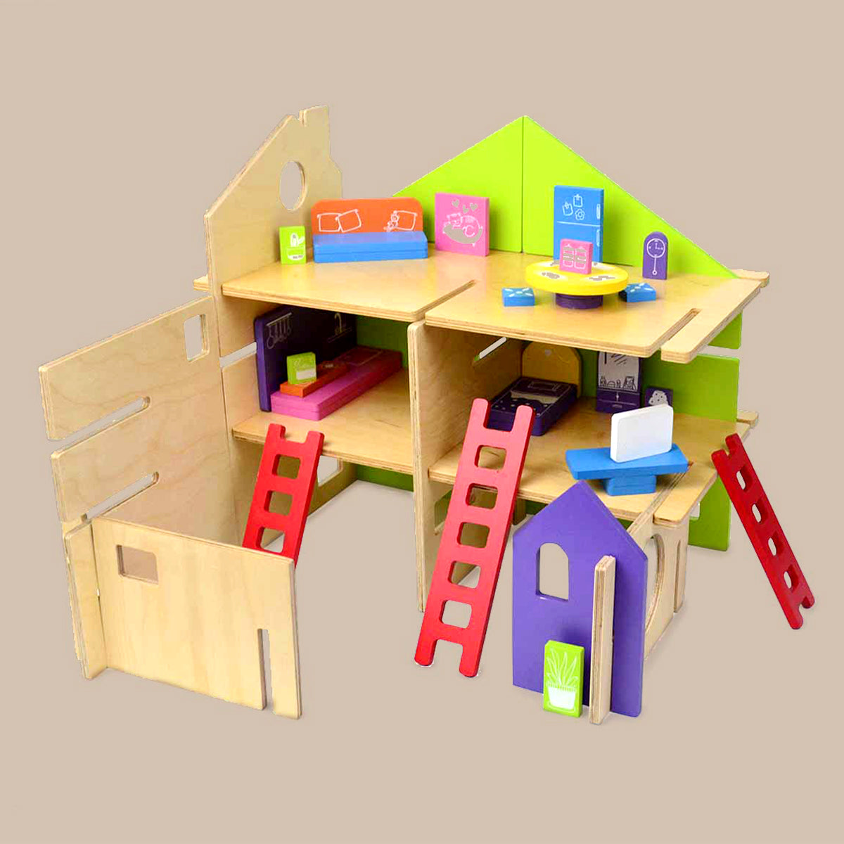 DIY Wooden Modular Playhouse - 3 Years+