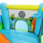 Inflatable Water Slide Bounce House for Kids, Luxury Heavy Duty Blow Up Water Park with Double Slides, Climbing Wall, Splash Pool and Sunshade Awning