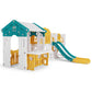 10 in 1 Toddler Slide, Freestanding Kid Climber Slide Playset, Toddler Playhouse, Backyard Playground Toy for Age 1-3+
