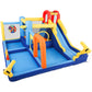 Inflatable Water Slide,Water Park Bounce House,Slide Bouncer Castle Playhouse, 550W Air Blower