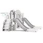 9 in 1 Toddler Slide, Toddler Playground with Double Slides, Backyard Playset for Toddlers Age 1-3+