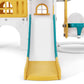 10 in 1 Toddler Slide, Freestanding Kid Climber Slide Playset, Toddler Playhouse, Backyard Playground Toy for Age 1-3+