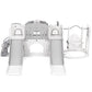 10 in 1 Toddler Slide, Double Kid Climber Slide Playset w/Swing, Indoor Outdoor Toy for Toddlers Age 1-3+