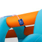 Inflatable Water Slide, Giant Water Park Bounce House with 2 Long Slides, Splash Pool, Trampoline, Climbing Wall, Ring Toss Game, 550W Air Blower
