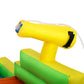 Inflatable Water Slide, Giant Water Park Bounce House with 2 Long Slides, Splash Pool, Trampoline, Climbing Wall, Ring Toss Game, 550W Air Blower