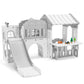 9 in 1 Toddler Slide, Freestanding Kid Climber Slide Playset, Toddler Playhouse, Indoor Outdoor Toy for Toddlers Age 1-3+