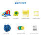 Inflatable Water Slide Bounce House, Slide Bouncer Castle Playhouse, 450W Air Blower for Kids Backyard Indoor Outdoor