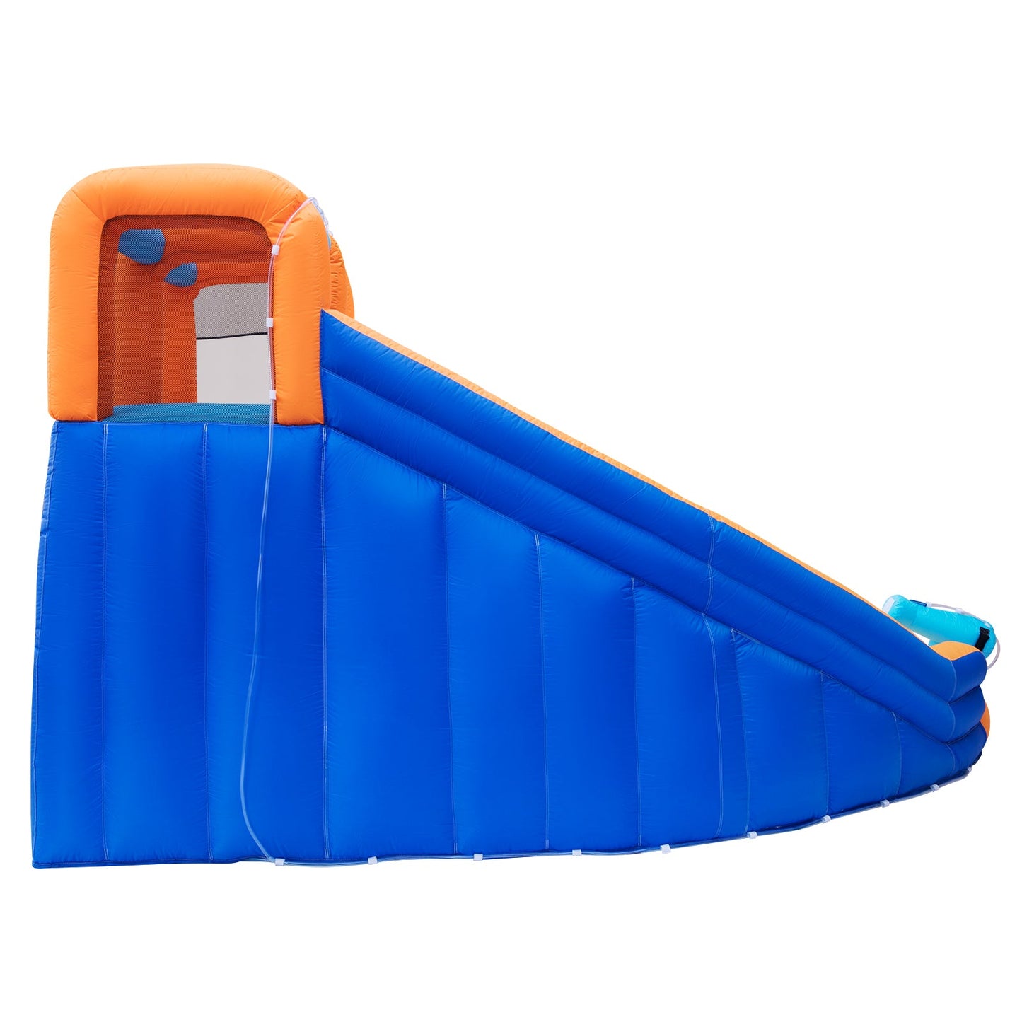 Inflatable Water Slide Bounce House,Giant Water Park, Double Slide Bouncer Castle w/Splash Pool, Jump Area, Climbing Wall, 550W Air Blower
