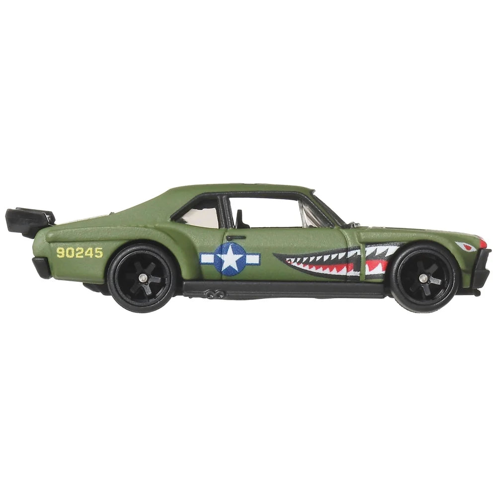 Hot Wheels Car Culture 1:64 Scale Premium Aero Styles Custom '70 Chevy Nova Toy Car for Ages 4+