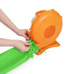 Inflatable Water Slide Bounce House for Kids, Luxury Heavy Duty Blow Up Water Park with Double Slides, Climbing Wall, Splash Pool and Sunshade Awning