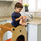 Montessori Toddler Learning Tower: Birch Plywood Build (1 Years+)