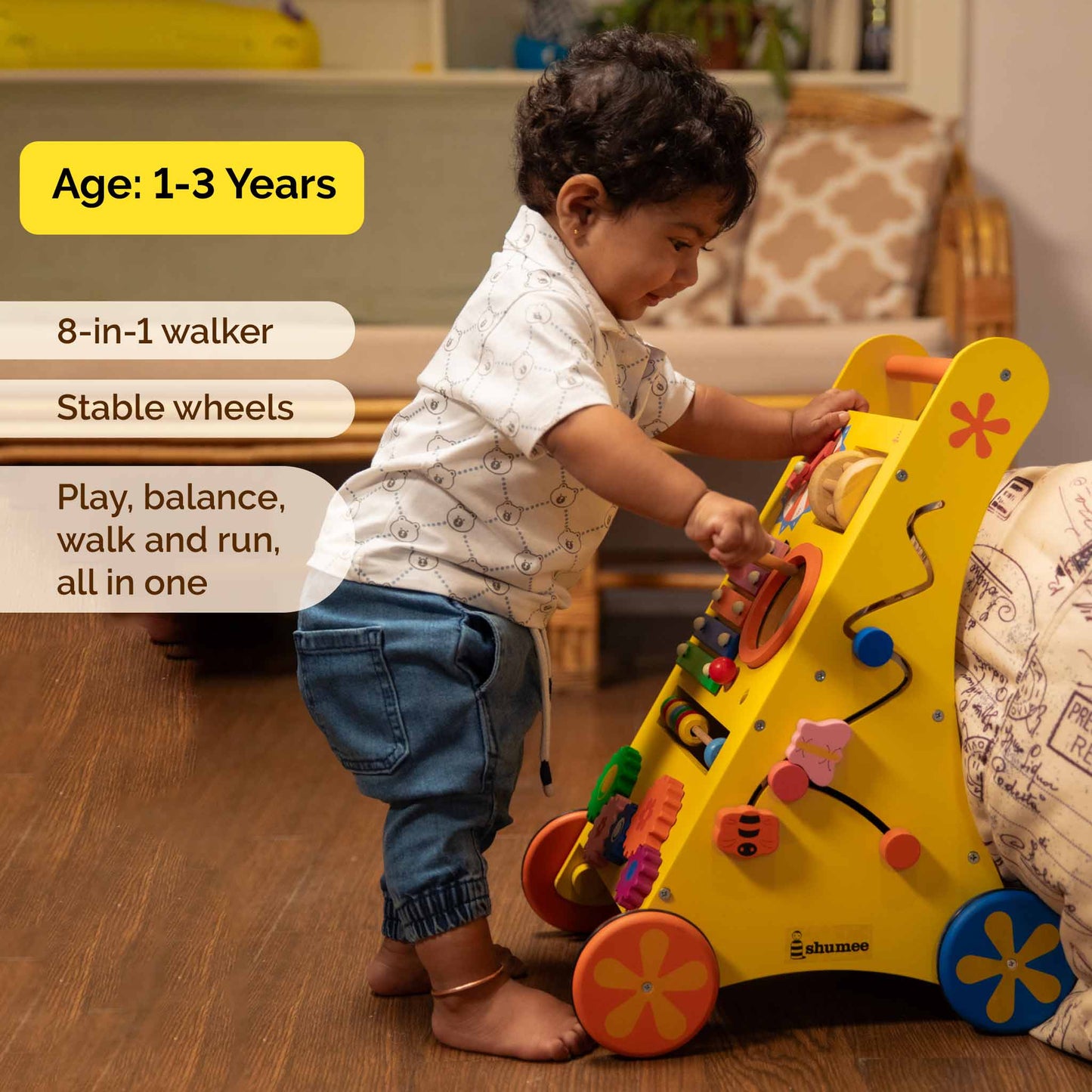 Musical Activity Walker – 8-in-1 with Interactive Learning Panels
