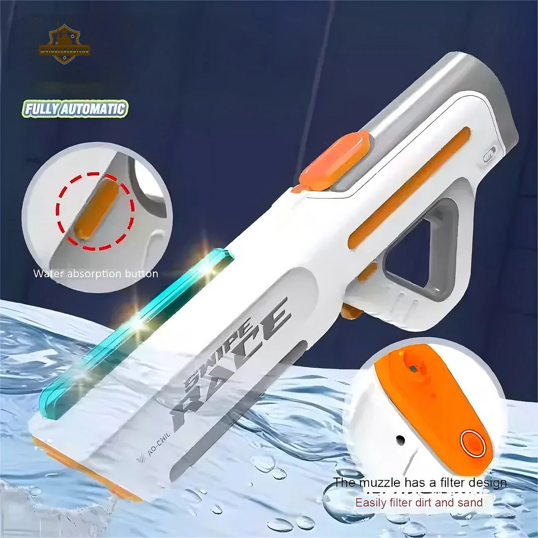 Hydro Electric Water Gun – Rapid-Fire Long-Range LED Blaster (Random Color)