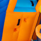 Inflatable Water Slide Bounce House,Giant Water Park, Double Slide Bouncer Castle w/Splash Pool, Jump Area, Climbing Wall, 550W Air Blower