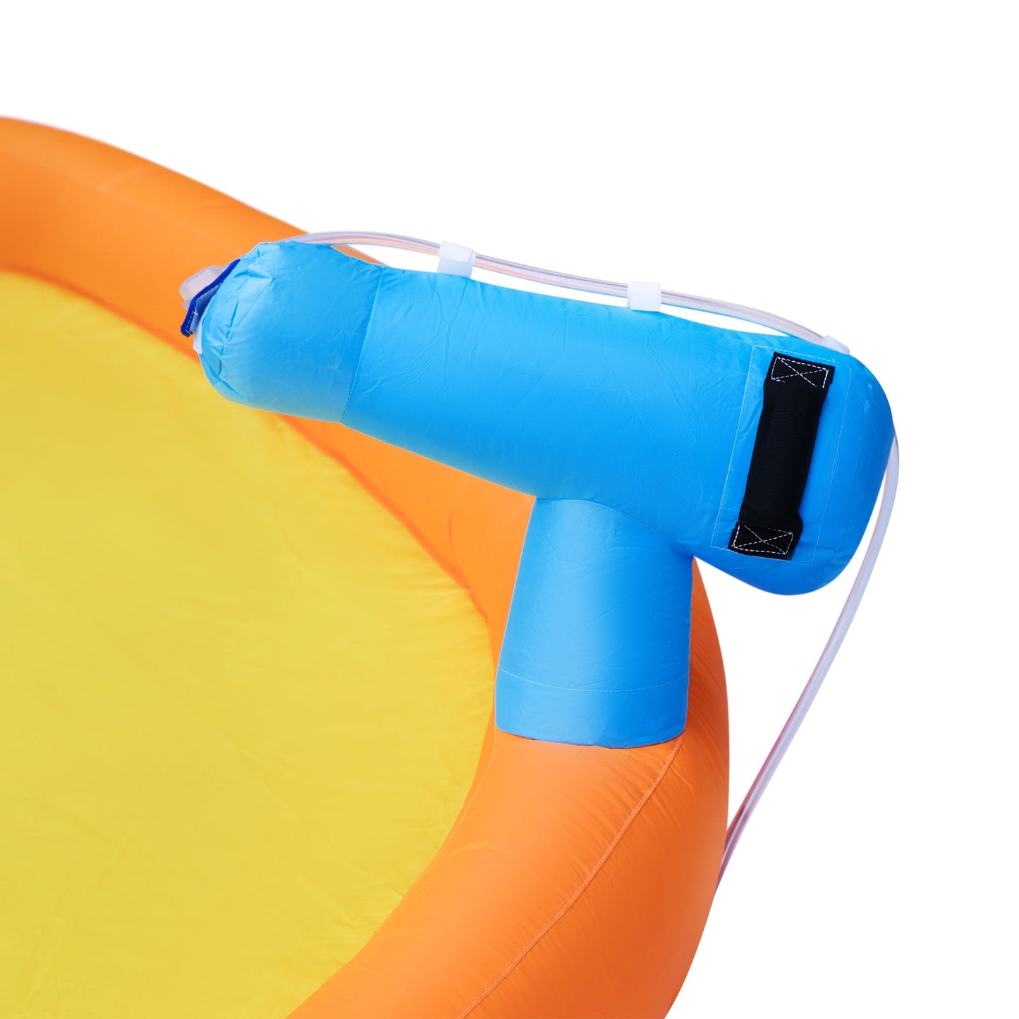 Inflatable Water Slide Bounce House,Giant Water Park, Double Slide Bouncer Castle w/Splash Pool, Jump Area, Climbing Wall, 550W Air Blower
