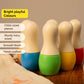 Wooden Mini Bowling Pins Set | 6 Pins & 1 Ball (2+ Years)