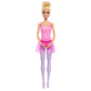 Barbie Ballerina Doll, Blonde Fashion Doll Wearing Purple Removable Tutu, Posed with Ballet Arms & “en Pointe” Toe Shoes