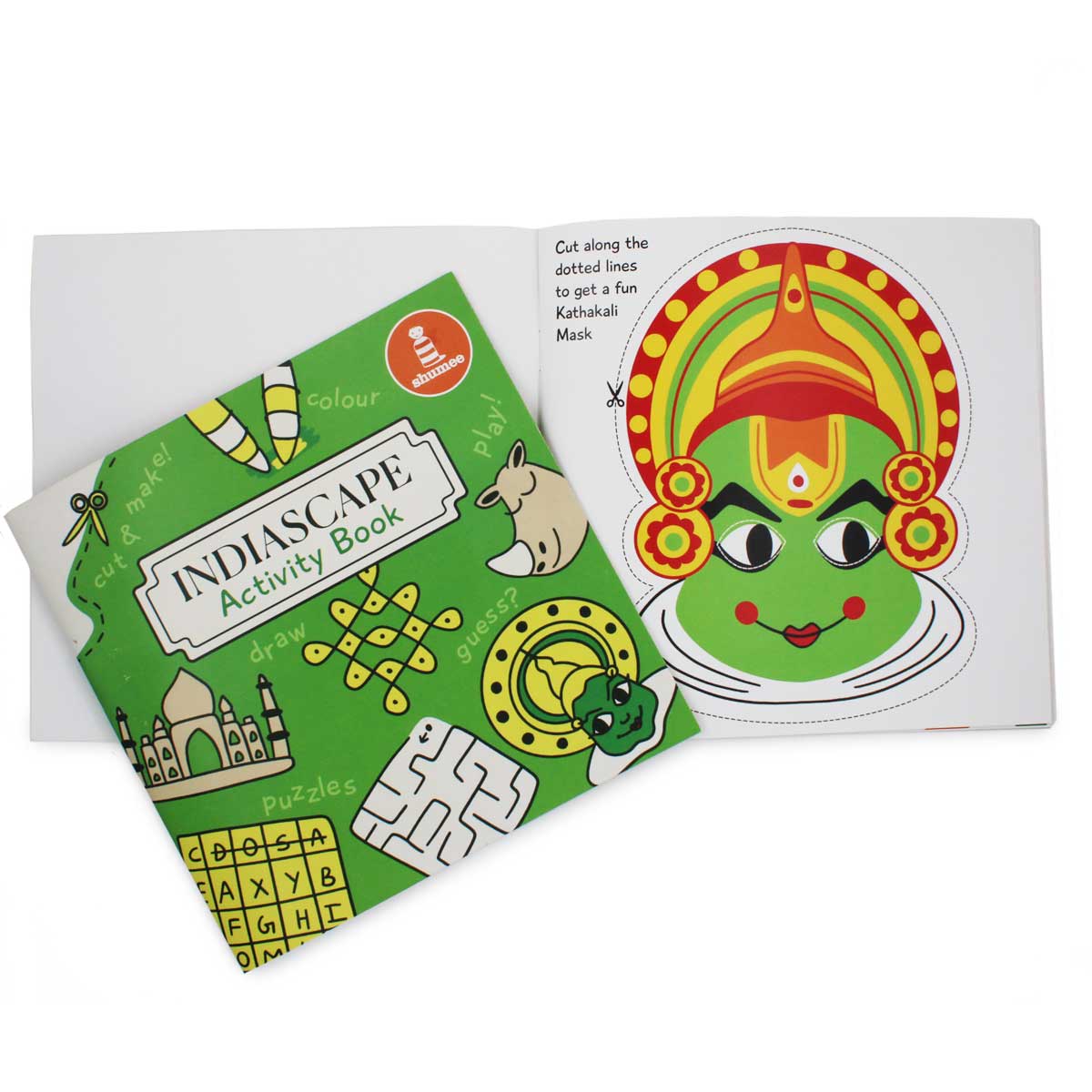 Indiascape Learning Set - Memory Cards, Activity Book, and Puzzle (5 Years+)
