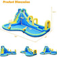 Multifunctional Inflatable Water Bounce with 735W Blower