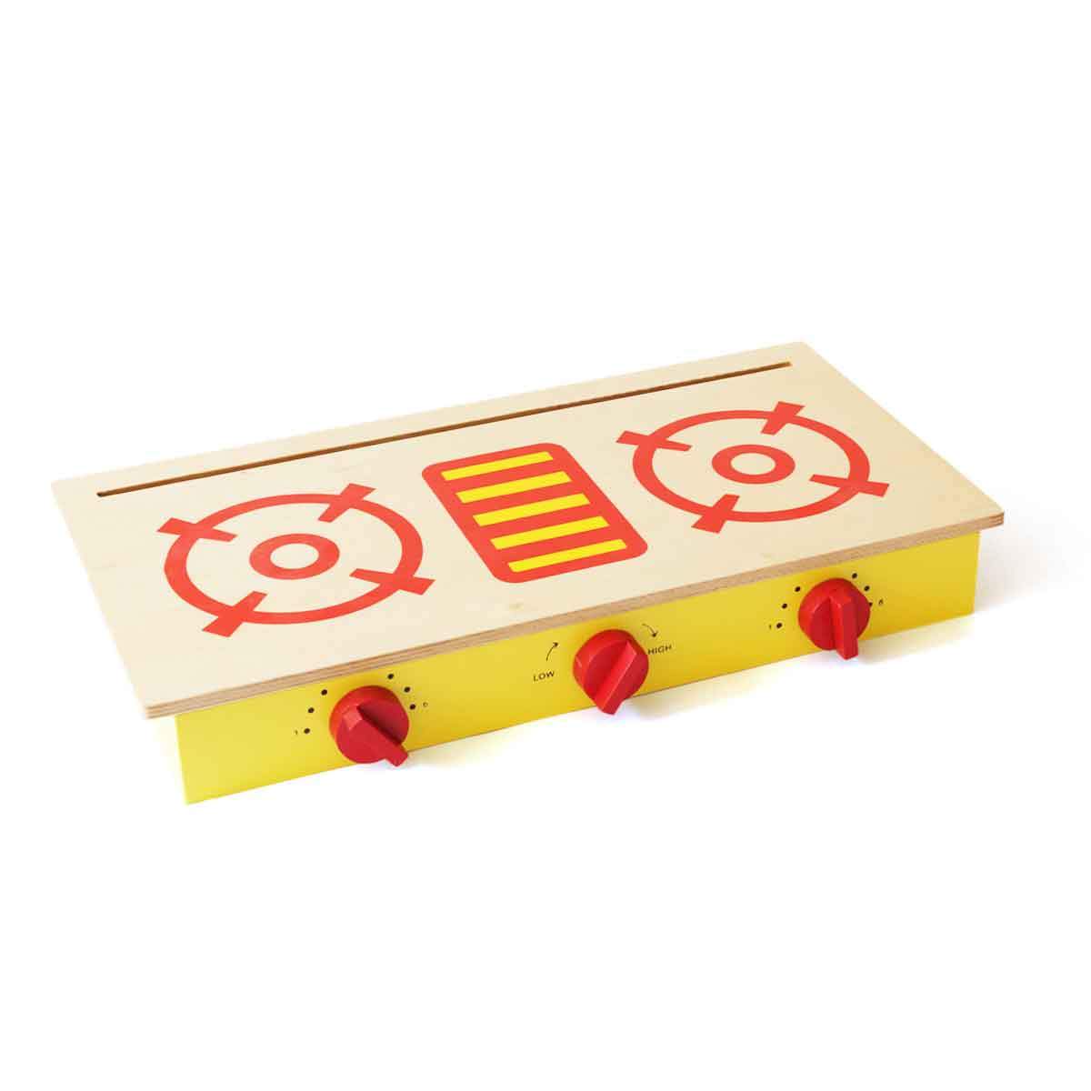 Wooden Lil Chef Kids Cooking Set, Apron, and Cooktop Combo (3+ Years)
