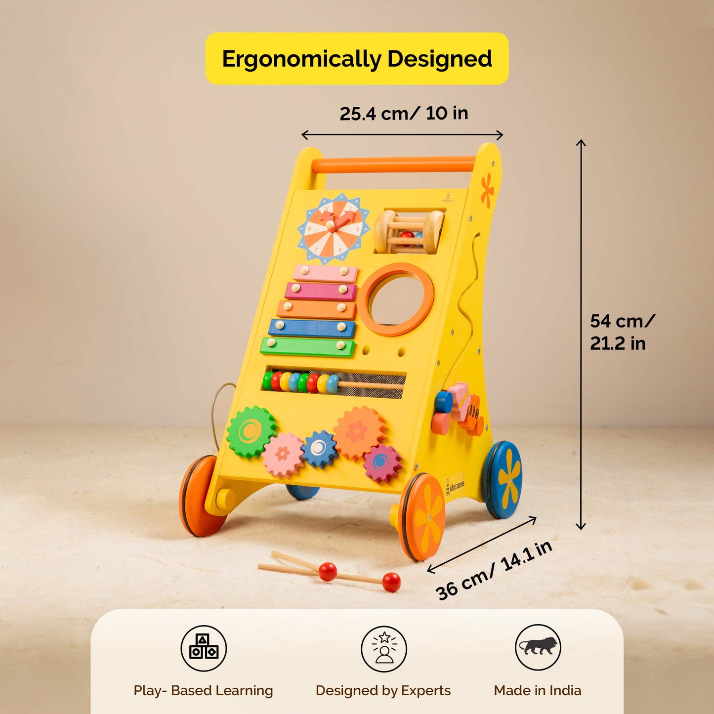 Musical Activity Walker – 8-in-1 with Interactive Learning Panels