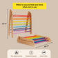 Wooden Rainbow Pikler Triangle With Slide/Climber/Play Gym For Babies (6+ Months)