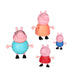 PEPPA PIG Toys Peppa's Family, 4 Family Figures, Preschool Toys for 3 Year Old Girls and Boys and Up
