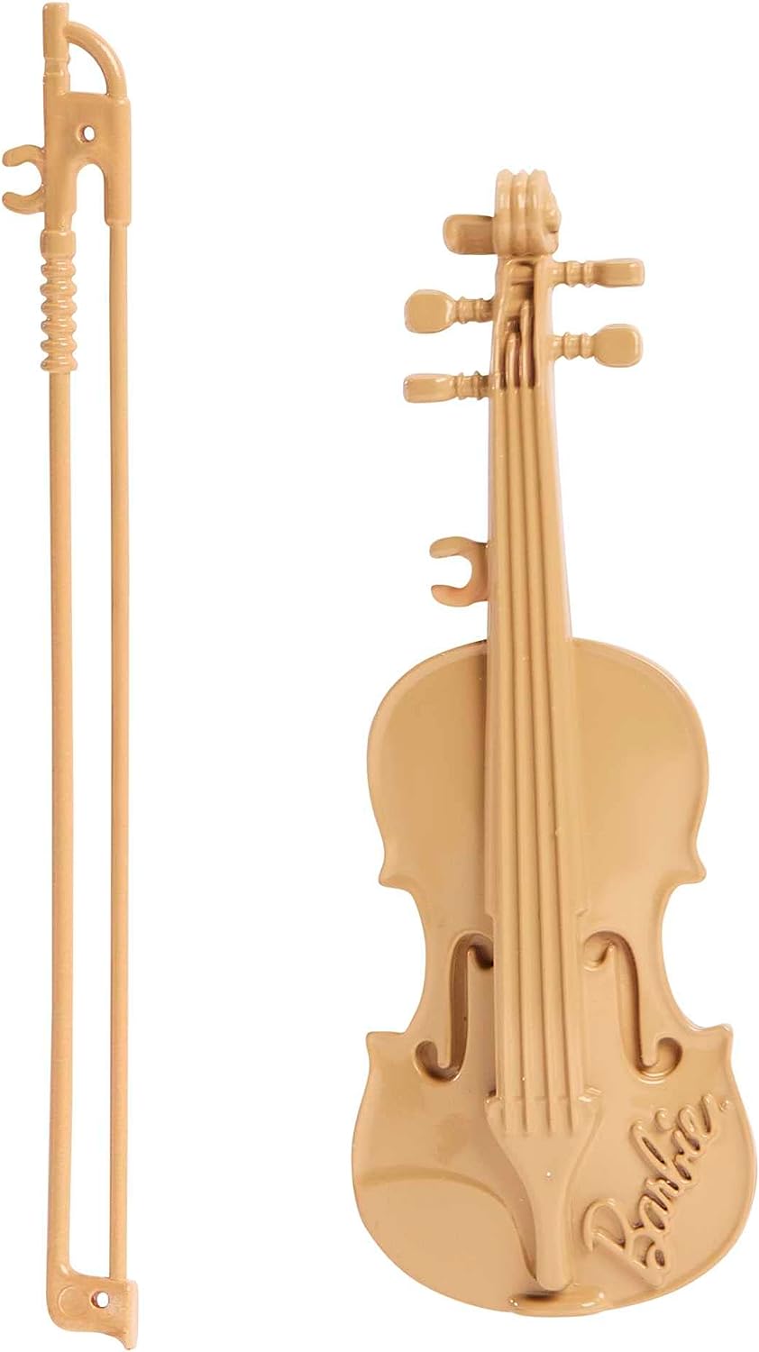 Barbie Career Violinist Musician Doll with Violin and Bow for Kids Ages 3+