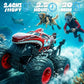 Bezgar RC Monster Truck, 1:20 RC Shark Truck with Lights, Music & 360° Spins