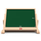 Funskool Giggles Draw N Write Desktop Slate, 4 in 1 Double Sided Board - Chalk Board & Dry Erase/Magnetic Board, Adjustable Angles, Magnetic Letters and Numbers, 3 Years