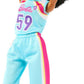 Barbie Made To Move Career Basketball Player Doll With Uniform And Ball For Kids Ages 3 Years And Up