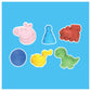 Funskool Handycrafts Peppa Pig Soap Making Kit Arts and Crafts DIY Kit in 6 Shapes for Children 5 Years and Above