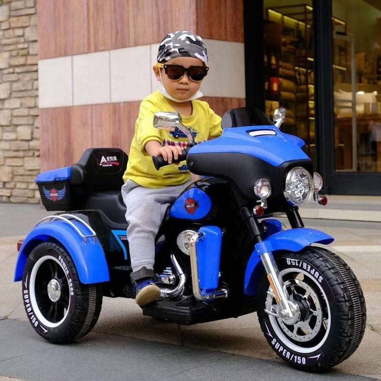 12V Kid's ABM-5288 Battery Operated  Ride On Bike (Blue)