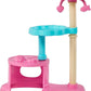 Barbie Kitty Condo Doll and Pets Playset with Brunette Doll, 1 Cat, 4 Kittens, Cat Tree & Accessories Toy for Kids Ages 3 Years & Up