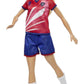 Barbie Soccer Blonde Hair Ponytail Doll with Colorful #9 Uniform, Soccer Ball, Cleats, Tall Socks, Great Sports-Inspired Gift for Ages 3 and Up