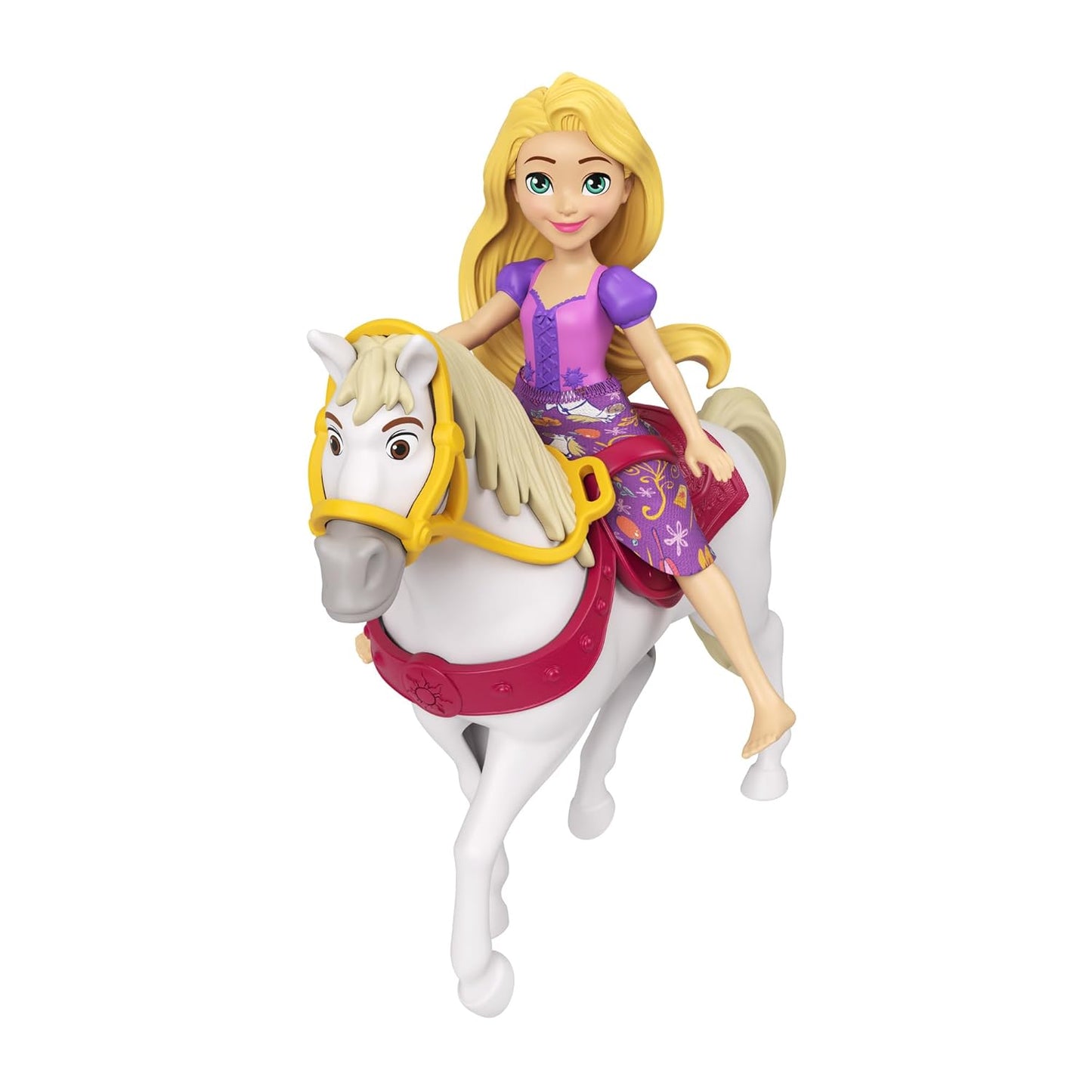Disney Princess Rapunzel Small Doll & Maximus Horse with Stable Playset, Saddle & Accessories, Storytime Stackers, Inspired by Tangled