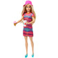 Barbie Pink Passport Italy Doll Set With Clothes & Travel Accessories, Includes Blonde Doll & Food Pieces For Kids Ages 3+
