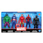 Marvel 6 Inch Super Heroes Iron Man, Spider-Man, Captain America, Hulk, Black Panther Action Figure, Pack Of 5