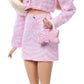 Barbie Deluxe Style Fashion Blonde Doll #9 in Matching Pink Denim Jacket & Skirt Set for Kids Ages 3 Years+