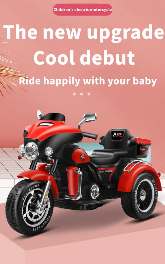 12V Kid's ABM-5288 Battery Operated  Ride On Bike (Blue)