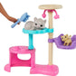 Barbie Kitty Condo Doll and Pets Playset with Brunette Doll, 1 Cat, 4 Kittens, Cat Tree & Accessories Toy for Kids Ages 3 Years & Up
