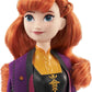 Disney Frozen 2023 Anna Posable Fashion Doll with Signature Clothing and Accessories Inspired Frozen 2 Movie for Ages 3+ (HLW50)