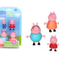 PEPPA PIG Toys Peppa's Family, 4 Family Figures, Preschool Toys for 3 Year Old Girls and Boys and Up