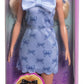 Barbie Fashionistas Doll #237 in Blue Bow Halter Dress, Blonde Ponytail With Bow Accessory for Kids Ages 3+